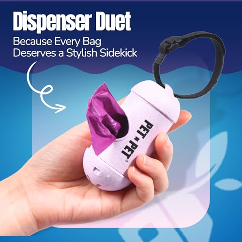 PET N PET Poop Bags for Dogs, 288 Count Lavender Scented Dog Waste Bags with Leash Dispenser, USDA Certified 3 - view 4