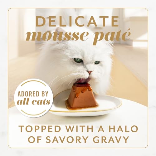Fancy Feast Gems Pate Cat Food Mousse Salmon or Tuna and a Halo of Savory Gravy Wet Cat Food Variety Pack - (1 - view 3