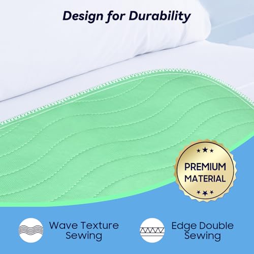 4 Pack 36” x 36” Extra Heavy Absorbency Washable Underpads, Waterproof Quick Drying Nursing Incontinence Reusa - view 6
