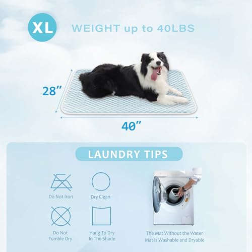 MICROCOSMOS Pet Cooling Mat & Sleeping Pad- Breathable Bubble Surface, EZ Clean. Keep Cooling for Pets, Kids a - view 7
