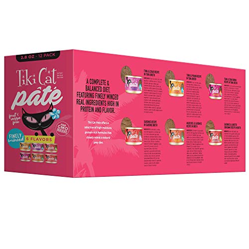Tiki Cat Grill Pâté Wet Cat Food, Variety Pack, 2.8 oz. Cans (12 Count) - view 4