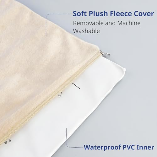 NICREW Pet Heating Pad for Dogs and Cats, Heated Cat Bed with Steel-Wrapped Cord and Soft Fleece Cover, 17.7 x - view 7