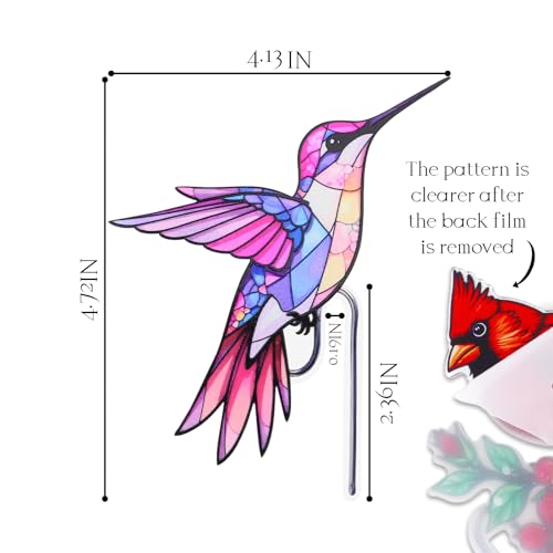 Hummingbird Gifts for Women, Hanging Plant Planter for Indoor Outdoor Garden, Mothers Day Birthday Gifts for M - view 4