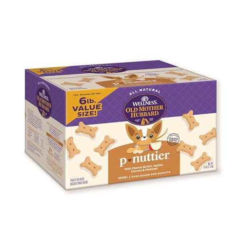 Wellness Old Mother Hubbard Classic P-Nuttier Dog Biscuits, Natural Training Treats, Peanut Butter Flavor, Min - view 2