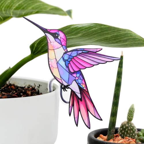 Hummingbird Gifts for Women, Hanging Plant Planter for Indoor Outdoor Garden, Mothers Day Birthday Gifts for M - view 2