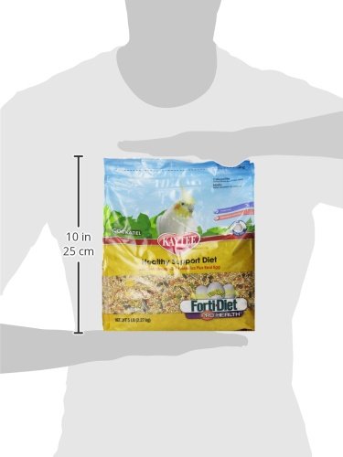 Kaytee Forti-Diet Egg-Cite Pet Bird Food For Cockatiels, 5 Pound - view 3