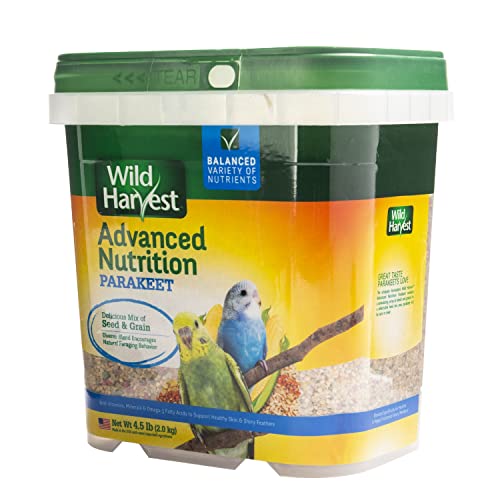 Wild Harvest Advanced Nutrition Diet For Parakeets 4.5 Pounds, Seed And Grain Mix - view 5