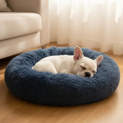 Comfort Donut Dog Bed - Ultra-Soft Pet Bed with Neck Support, 3 Sizes (Machine Washable) for Small/Medium/Larg - view 2