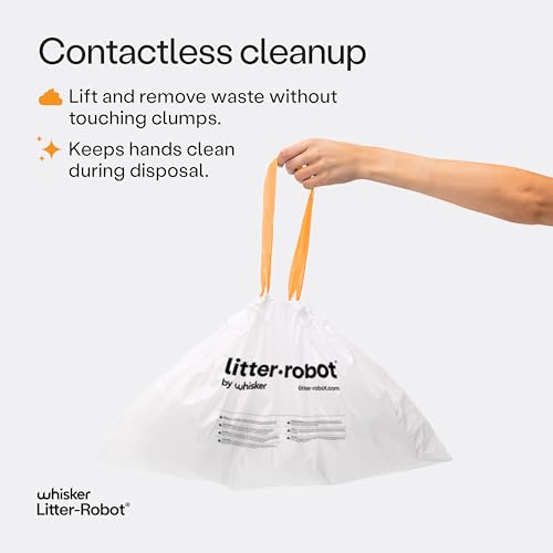 Litter-Robot Waste Drawer Liners by Whisker, 25 Pack - Litter Box Liners, Custom Fit for Litter-Robot, 9-11 Ga - view 5