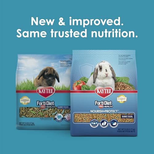 Kaytee Forti-Diet Pro Health Nourish+Protect Adult Rabbit Food, Comprehensive Nutrition Backed by Science, Dig - view 3
