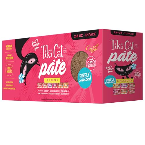 Tiki Cat Grill Pâté Wet Cat Food, Variety Pack, 2.8 oz. Cans (12 Count) - view 2