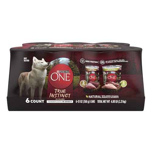Purina ONE True Instinct Tender Cuts in Gravy with Real Turkey and Venison, and with Real Chicken and Duck Hig - view 2