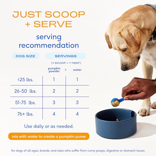 Native Pet Pumpkin for Dogs - Organic Dog Food Topper Powder - Promotes Firm Stools, Supports Digestive, Bowel - view 6