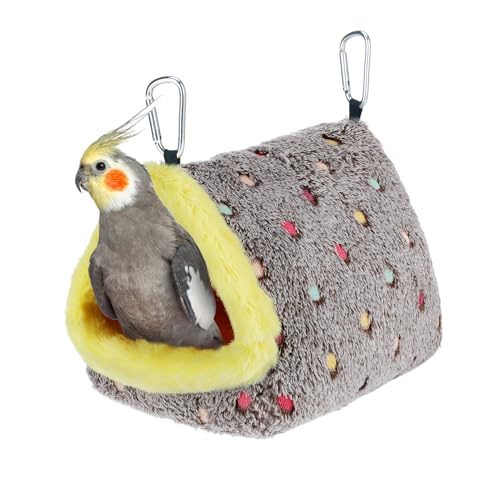 MEWTOGO Medium Winter Warm Bird Nest for Cage - Comfortable Birds Bed with Support Plate, Hanging Shed Hideawa - view 2