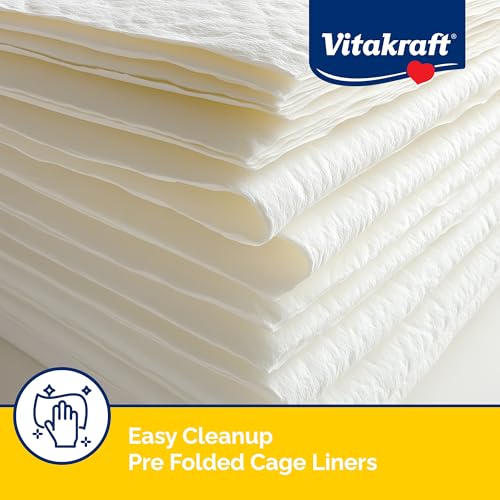 Vitakraft Cage Liners for Birds - For Parrot, Parakeet, Conure, and Cockatiel Cages White 20" X 18" 7 Count, P - view 5