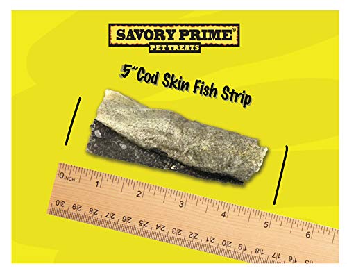 Savory Cod Skin Fish Strips, 8-Ounce (49662008), All Breed Sizes - view 4