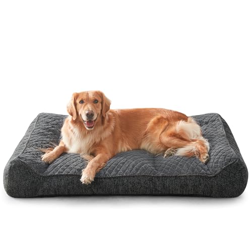 JOEJOY XL Orthopedic Dog Beds Large Sized Dog, Extra Thick Supportive Big Dogs Couch Bed with Sides, Ultra Sof - view 2