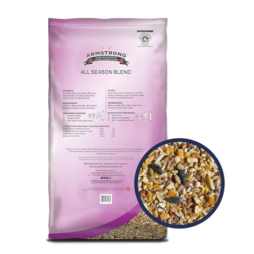 Armstrong Wild Bird Food All Season Bird Seed Blend, 40 Pounds - with Cut Corn, Wheat, White & Red Millet, Bla - view 3