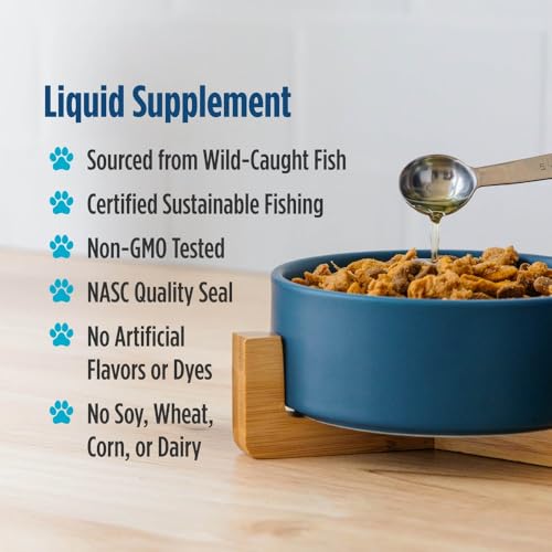 Nordic Naturals Omega-3 Pet, Unflavored - 16 oz - 1380 mg Omega-3 Per Teaspoon - Fish Oil for Large to Very La - view 5