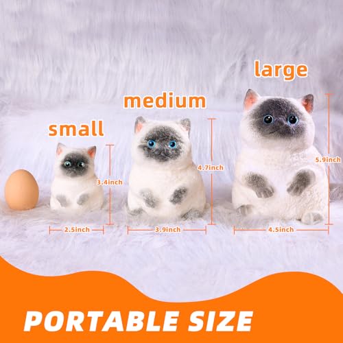 Big Taba Cat, Handmade Large Cat Taba Squishy Toys, Stress Relief, Funny, Cute Soft Cat Squishy Stress Toy Gif - view 3