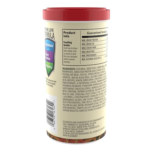 TetraColor Tropical Flakes, Color Boosting Fish Food, Nutritionally Balanced Diet for Tropical Fish, 7.06 oz - view 3