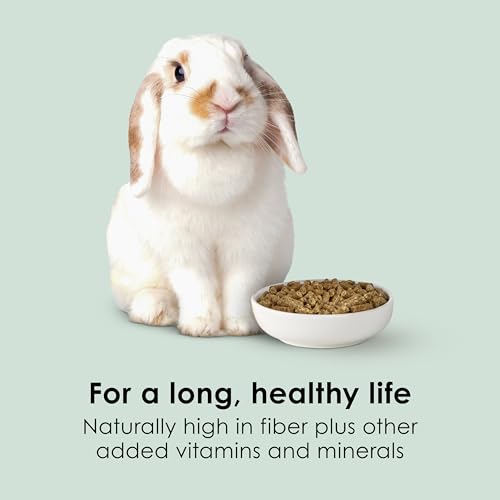 Kaytee Timothy Complete Rabbit Food, Made with Timothy Hay, High in Fiber, Supports Dental Health and Digestio - view 5