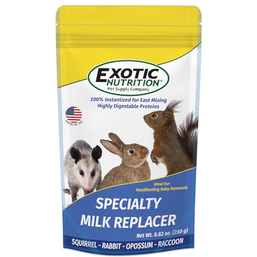 Milk Replacer - Healthy Powdered Formula Ideal for Baby Squirrels, Rabbits, Opossums, Raccoons | 100% Instanti - view 2