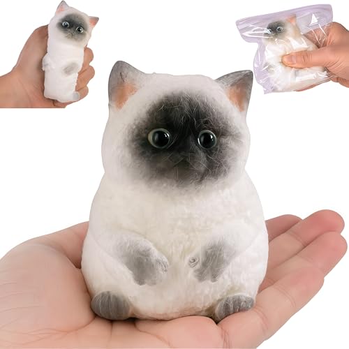 Big Taba Cat, Handmade Large Cat Taba Squishy Toys, Stress Relief, Funny, Cute Soft Cat Squishy Stress Toy Gif - view 2
