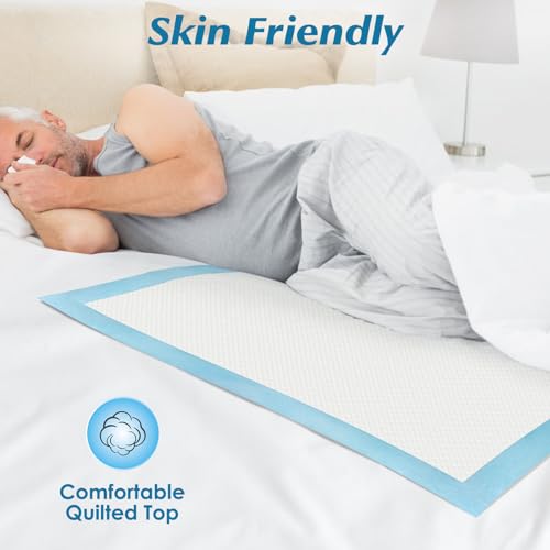 50 Count 36" x 36" Super Absorbency Disposable Underpads - Leakproof Quick Drying Pads for Baby, Puppy & Adult - view 6