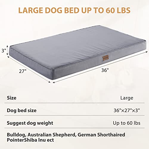 BFPETHOME Outdoor Dog Beds for Large Dogs, Waterproof Dog Bed for Medium, Large, Extra Large Dogs, Orthopedic  - view 5