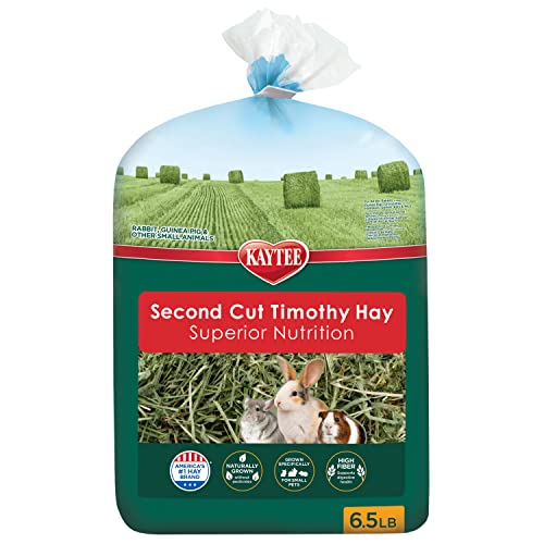 Kaytee 2nd Cut Soft and Lush Timothy Hay for Pet Guinea Pigs, Rabbits & Other Small Animals, 6.5 Pound - view 2