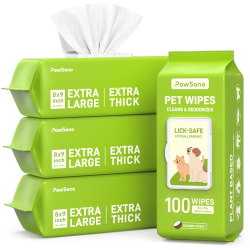 Hypoallergenic Pet Wipes for Dogs & Cats – Quick Clean & Deodorize Paws, Butt, Eyes, Ears, Face & Fur | Daily  - view 2
