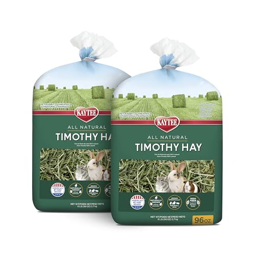 Kaytee Timothy Hay, High Fiber, Grown Specifically for Small Animals, Rabbits, Guinea Pigs, Chinchillas, Ideal - view 2