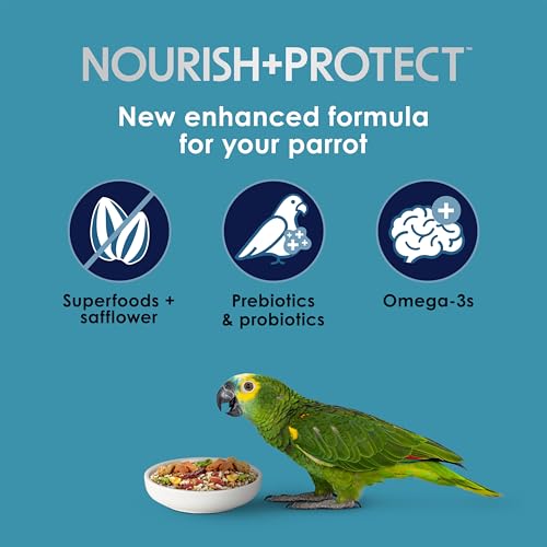 Kaytee Forti-Diet Pro Health+Safflower Nourish+Protect Parrot Food, Supports Breeding and Molting, Nutrition B - view 4