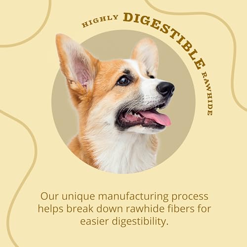 Better Belly Originals Natural Chicken Liver Flavor Small Rolls 20 Count, Highly Digestible Rawhide - view 6