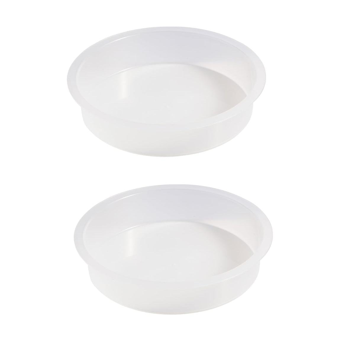 2pcs Plastic Round Bird Feeders Bowls, Wild Birds Seed Feeder Tray Bird Bath Water Bowls Accessories for Feedi