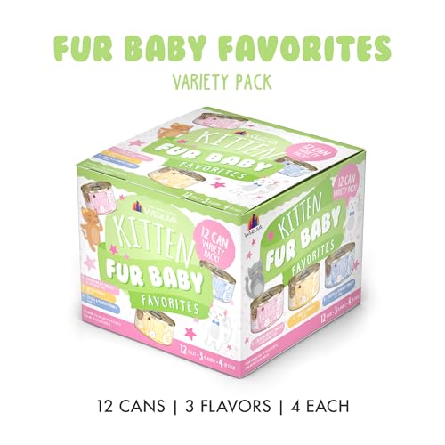Weruva Kitten, Fur Baby Favorites Variety Pack, 3oz Can (Pack of 12) - view 3