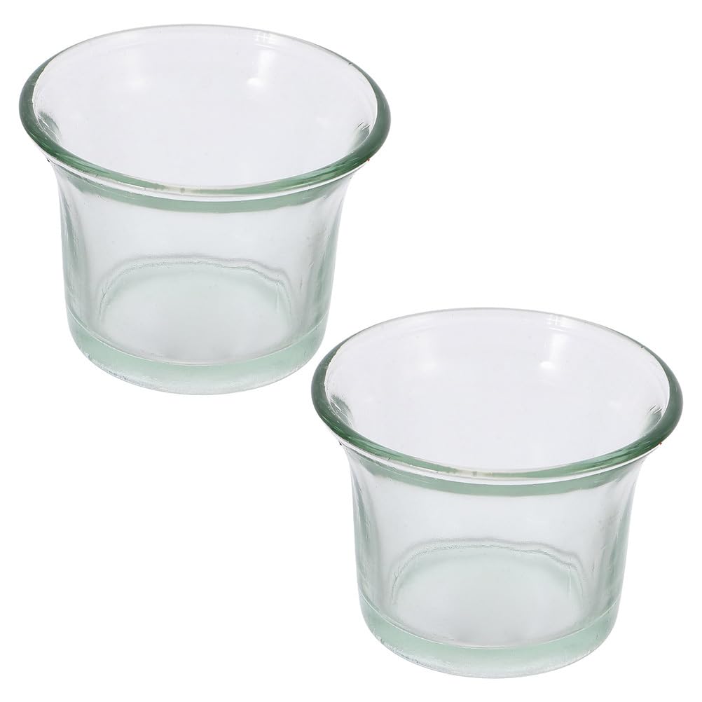 Abaodam 2Pcs Glass Replacement Feeder Cups for Hummingbird Wild Bird Feeders Durable Outdoor Accessories for G