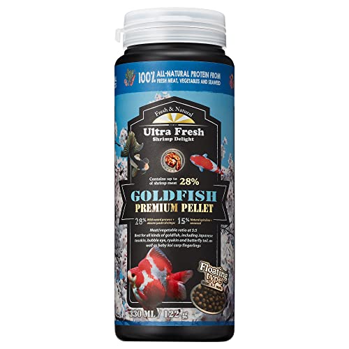 Ultra Fresh Floating Goldfish Food, Color Enhancing, Balanced Diet, All Natural Ingredients, Clear Water Formu - view 2