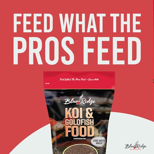 Blue Ridge Koi Fish Food 2lb - Cool Water Wheat 3/16", Fall and Winter Floating Pond Pellets, Ponds Fish Food - view 4