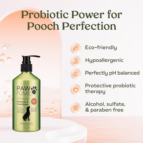 PAWFUME Deshedding Dog Shampoo and Conditioner, Show Dog, 1-Pack – Nourish & Detangle for Silky Soft Coat – Pr - view 4