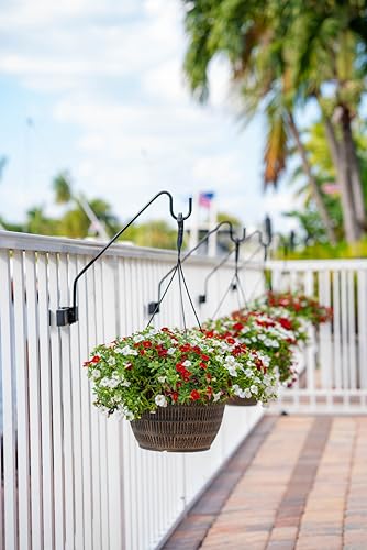 Premium - Hold It Mate Multi Use Hook Kit for Vertical Spindled Railings, Hang Flower Baskets Chimes Bird Feed - view 7