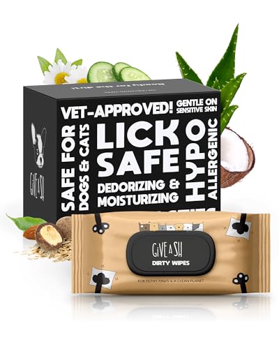 Lick-Safe Daily Pet Wipes for Dogs & Cats - Vet-Approved & Hypoallergenic - Cleans Mud, Odor & Dander - Wipes  - view 2
