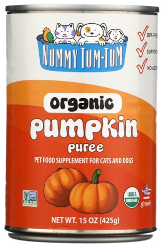 Nummy Tum Tum Organic Pumpkin For Dogs & Cats, 15 Ounce (Pack of 12) - view 2