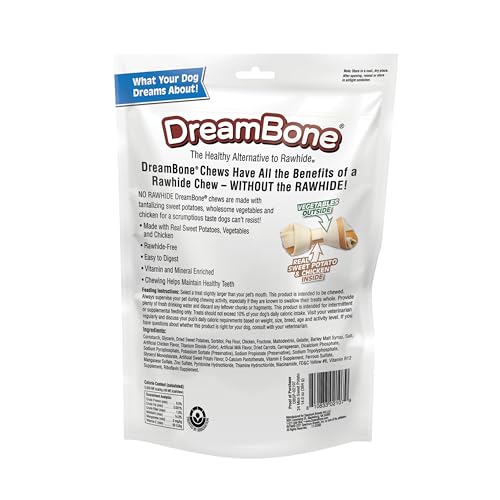 DreamBone Sweet Potato Dog Chew (24 Piece/Pack), Mini - view 3