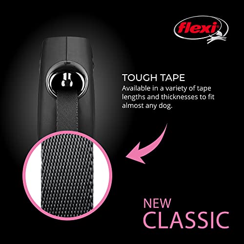 FLEXI New Classic Tape Retractable Dog Leash for Large Dogs Upto 110 lbs. – 26 ft., Black | Tangle Free Pet Wa - view 4