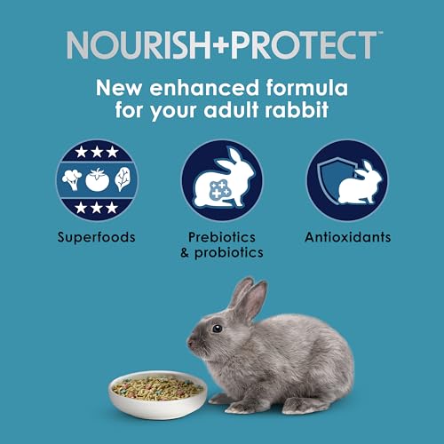 Kaytee Forti-Diet Pro Health Nourish+Protect Adult Rabbit Food, Comprehensive Nutrition Backed by Science, Dig - view 4