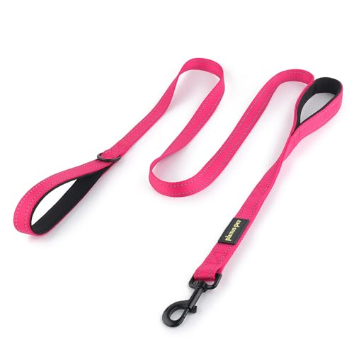 Plutus Pet Double Handle Dog Leash 6ft Long, Padded 2 Handle, Heavy Duty, Reflective Training Leash for Medium - view 2