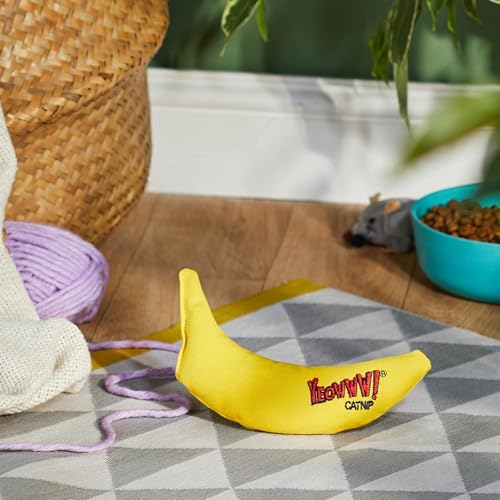 Yeowww! 100% Organic Catnip Toy, Yellow Banana 3 Pack - view 6