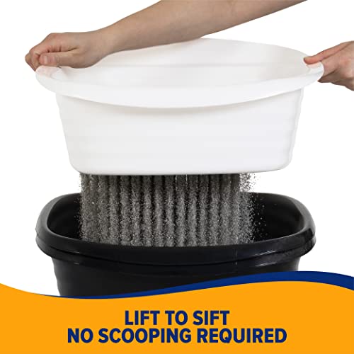 Arm & Hammer Large Sifting Litter Box Scoop Free Cat Litter Tray with Microban, Made in USA - view 6